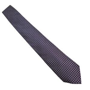 CHAPS Ralph Lauren Men's Purple Silk Patterned Tie